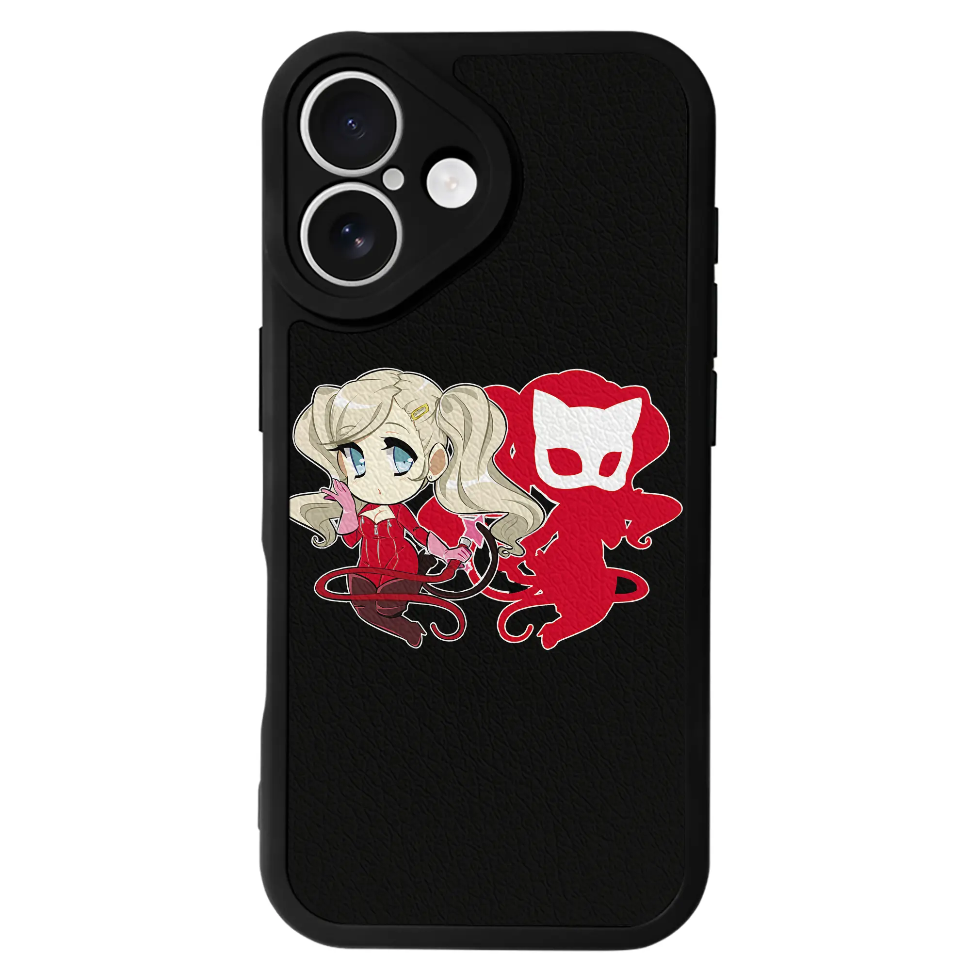 ペルソナ グッズ,高巻杏 - IPhone 16シリーズ対応 ・ シリコンスマホケース ・ レザー調 ・ 高精度フィット ・ 耐衝撃 ・ ワイヤレス充電対応 ・ 精密カット